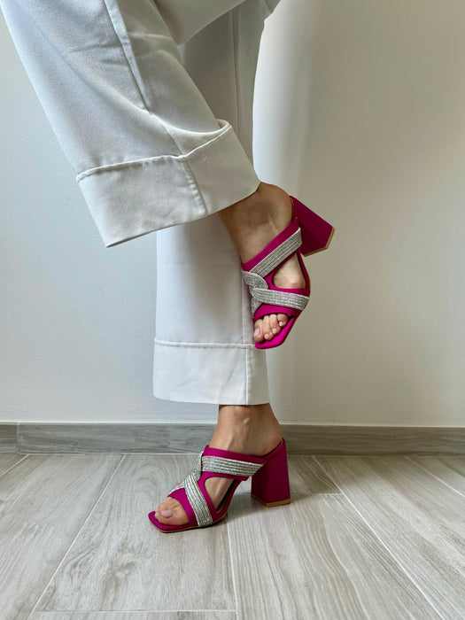 Mules zoe fucsia 35-36-38