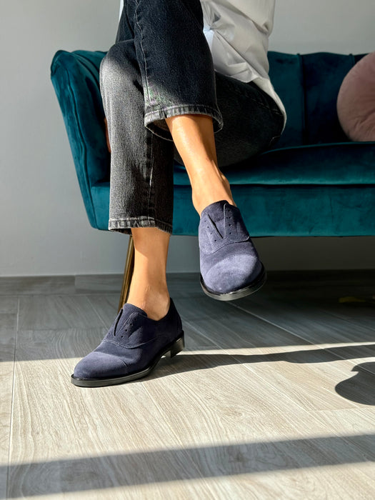 Slip on /stringata Vittoria BLU