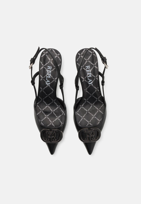 Slingback nera replay semplice