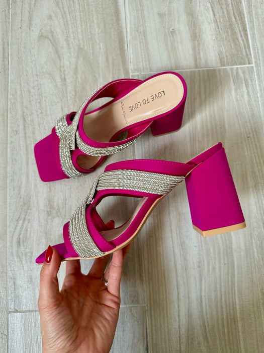 Mules zoe fucsia 35-36-38